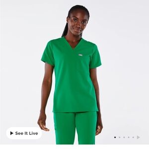 Figs Evergreen Scub Catarina top/Kade Pant Set